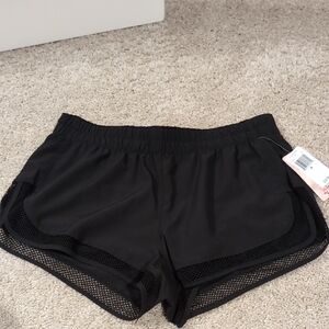 Women's Black Athlesure Shorts